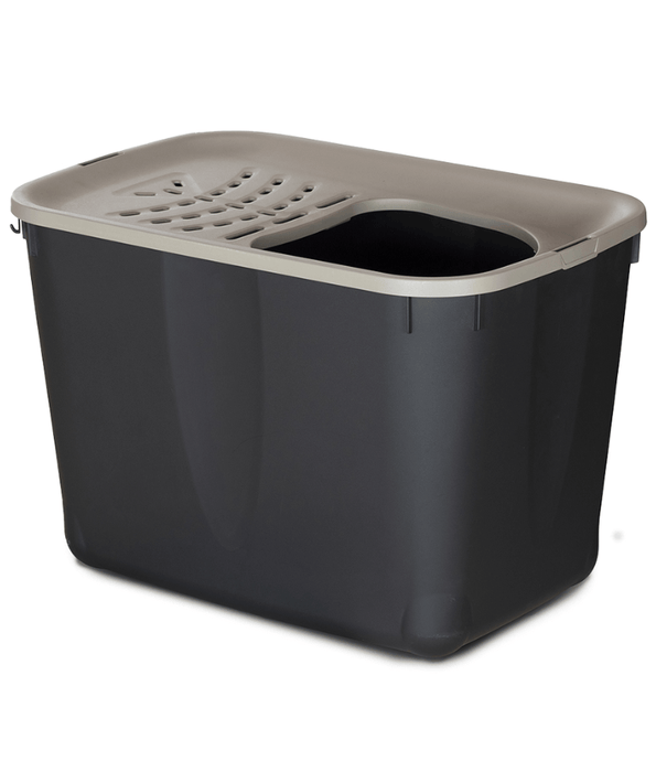 MP Bergamo - Top-Entry Litter Box Taupe L58xW38xH39cm Litter | Litter Accessories