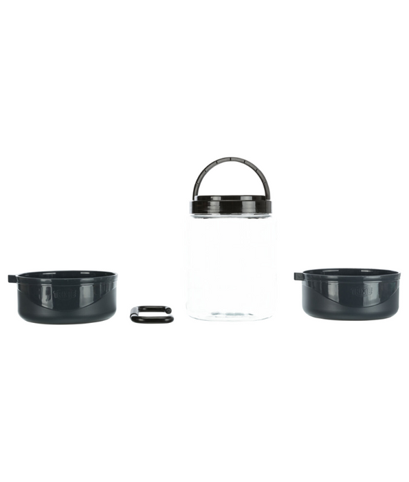 Trixie - Travel Set - Plastic Double Bowl - 2x0.75L