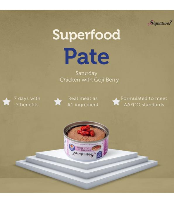 Signature7 Cat Superfoods Pate Wednesdsay Tuna With Goji Berry 80g