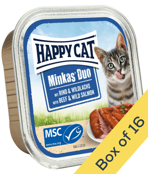 Happy Cat Minkas Duo Beef & Wild Salmon 100g