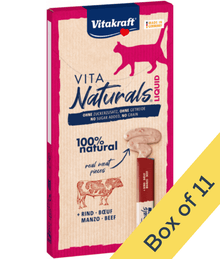 Vitakraft - Vita Naturals With Beef 5x15g Cat Treats