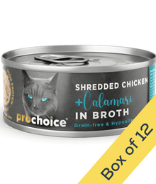 Prochoice - Shredded Fresh Chicken and Calamari In Broth 70g Cat Food