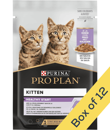 Purina Pro Plan Kitten, Wet Cat Food, Turkey in Gravy 85g Cat Food