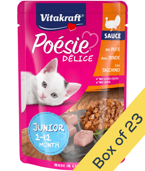 Vitakraft - Poesie Delice Junior With Turkey 85g Cat Food