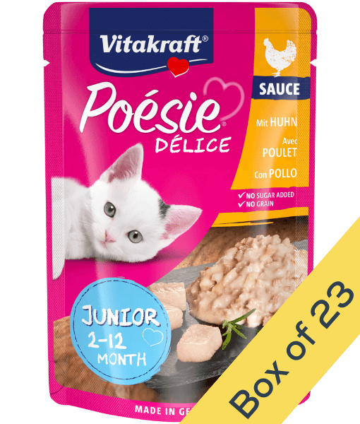 Vitakraft - Poesie Delice Junior With Chicken 85g Cat Food