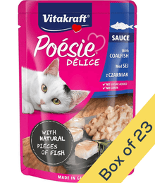 Vitakraft - Poesie Delice Adult With Coal Fish 85g Cat Food