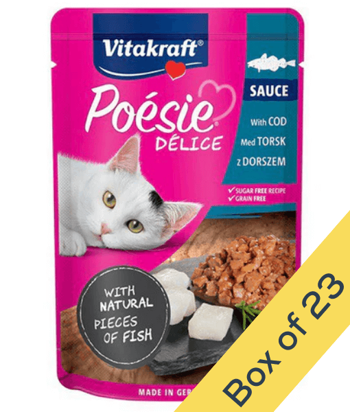 Vitakraft - Poesie Delice Adult With Cod Fish 85g Cat Food