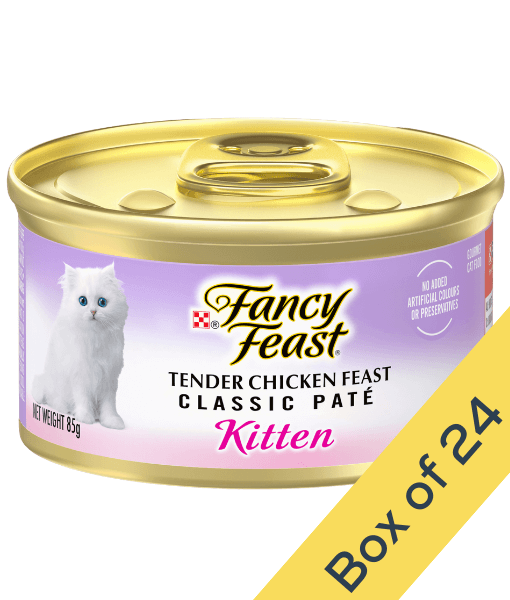 Purina - Fancy Feast Classic Pate Kitten Tender Chicken Feast Gourmet Cat Food 85g Cat Food