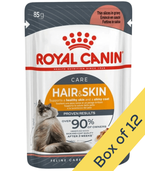 Royal Canin - Hair & Skin Pouch Cat Food In Gravy 85g Cat Food