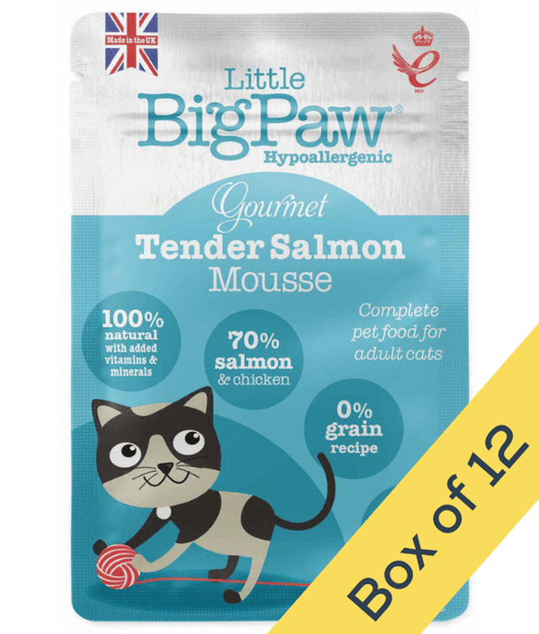 Little Big Paw - Gourmet Atlantic Salmon Mousse For Cats (85g) Cat Food