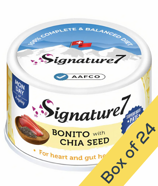 Signature7 Cat Superfoods Pate Monday Bonito With Chia Seed 80g