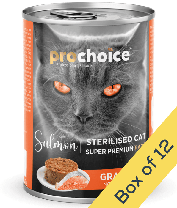 Prochoice - Sterilized Cat Premium Pate With Salmon 400g