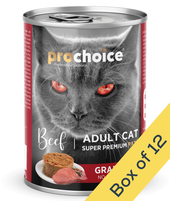 Prochoice - Adult Cat Premium Pate With Beef 400g