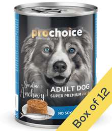 Prochoice Prochoice - Adult Dog Premium Pate Sardine & Anchovy 400g