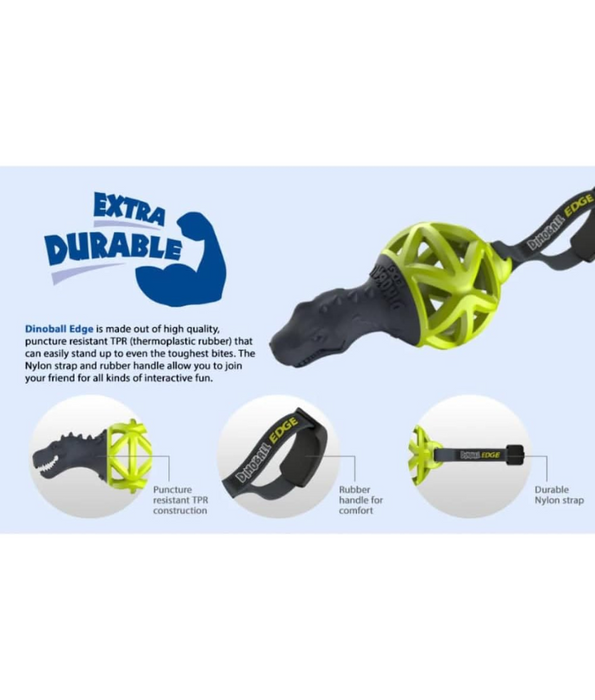 GiGwi - DinoBall EDGE with strap M size