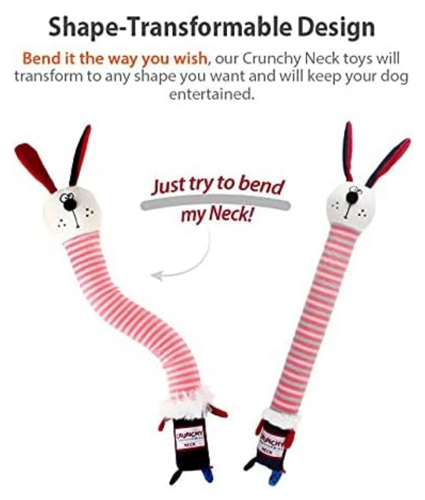 GiGwi Plush Friendz Crunchy Neck Rabbit S