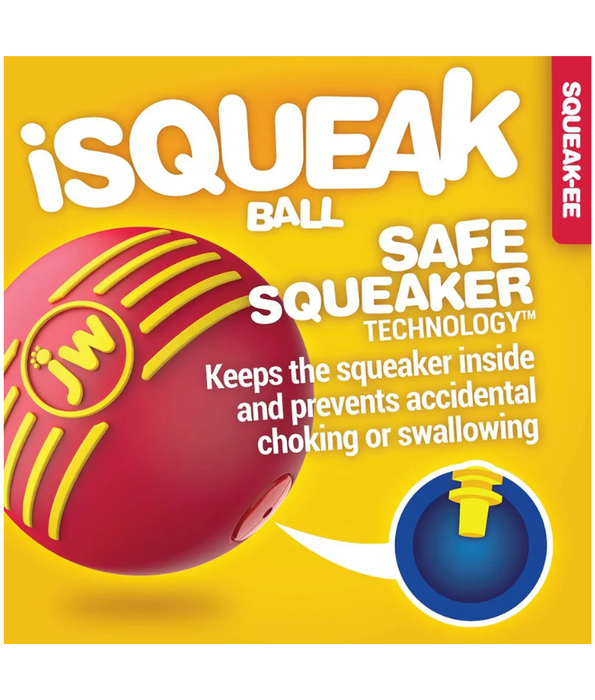 JW iSqueak® Ball – Durable & Fun Squeaky Toy - Small