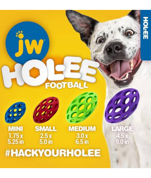 JW® Hol-ee® Football – Durable & Interactive Puppy Toy