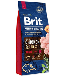 Brit Premium - Adult Large Breed With Chicken 3kg-15kg Dog Food