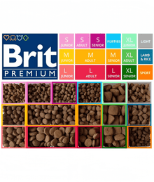 Brit Premium - Medium Breed Junior With Chicken 3Kg -15kg Dog Food