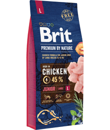 Brit Premium - Junior Large Breed With Chicken 3kg-15kg Dog Food