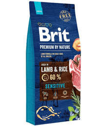 Brit Premium - Sensitive Lamb & Rice 8kg-15KG Dog Food