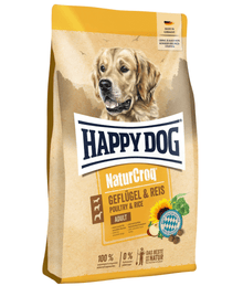 Happy Dog - NaturCroq Poultry Pure & Rice 4kg-11kg-15kg Dog Food