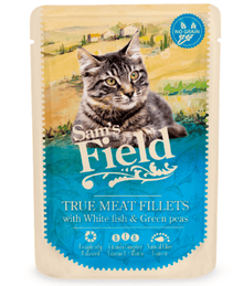 Sam's Field - White Fish & Green Peas 85g Cat Food