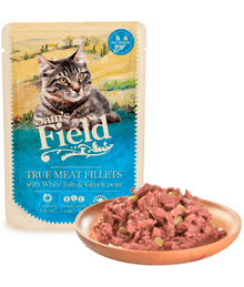 Sam's Field - White Fish & Green Peas 85g Cat Food