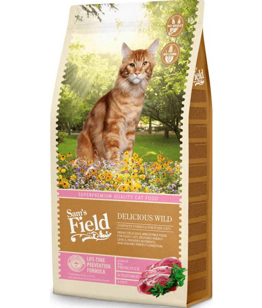 Sam s Field Delicious Wild With Duck For Fussy Cat 2.5kg