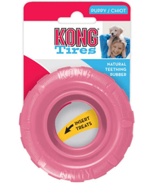 Kong - Puppy Tires Pink Small Dog Toys