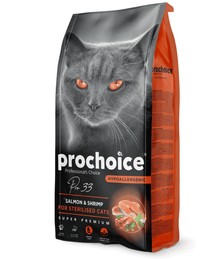 Prochoice - Pro 33 Salmon & Shrimp Sterilized Hypoallergenic 2kg-15kg Cat Food