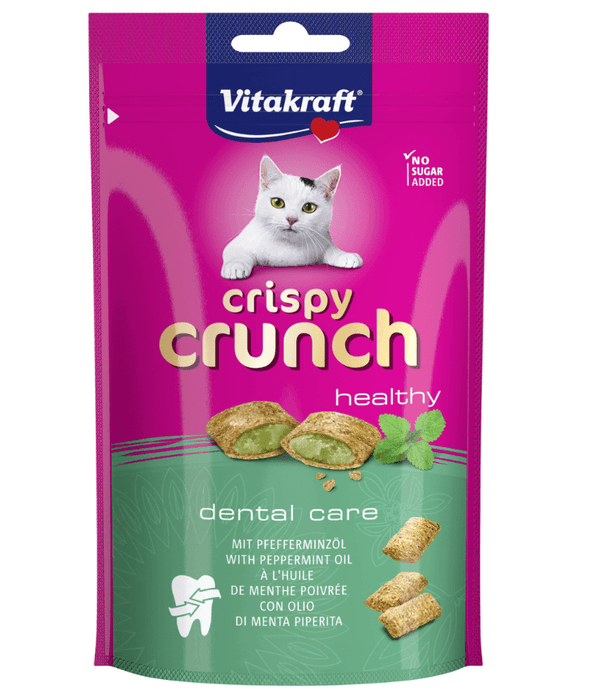 Vitakraft - Crispy Crunch Dental Care With Healthy Peppermint 60g Cat Treats