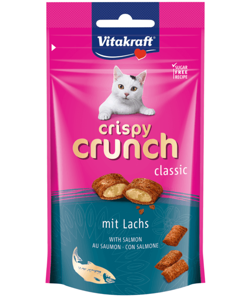 Vitakraft - Crispy Crunch Classic With Mit Lachs 60g Vitakraft