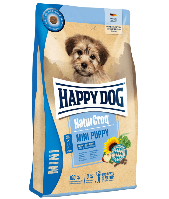 Happy dog puppy food sale