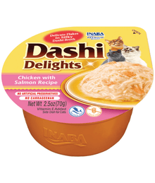 Inaba Dashi Delights Chicken with Salmon Recipe 70g Cat Food