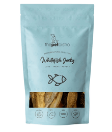 The Pet Bistro White Fish Jerky 100g thepetbistro