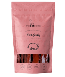 The Pet Bistro Pork Jerky 100g thepetbistro