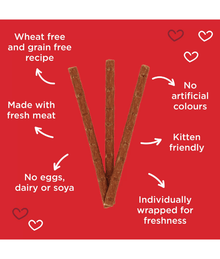 Webbox - Tasty Sticks Beef & Rabbit Cat Treats 6 sticks Cat Treats