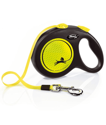 Flexi New Neon Dog Lead Retractable Leash Large 5m Leashes & Collars