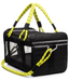 M-Pets - Remix Travel Carrier 2 In 1 With Leash/shoulder Belt - Black & Yellow L41 x W28 x H28 cm Crates Pens & Carriers