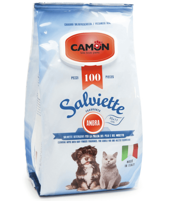 Camon Camon Salviette Cleansing Wipes With Amber Fragrance 100 Sheets