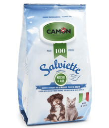 Camon Salviette Aloe Vera Cleansing Wipes With White Moss Fragrance 100 Sheets Grooming