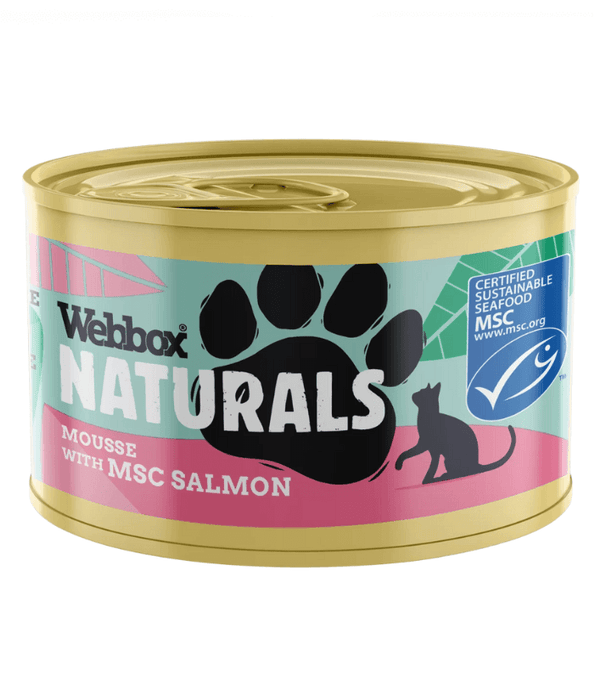 Webbox Naturals - Mousse With MSC Salmon Wet Cat Food 85g