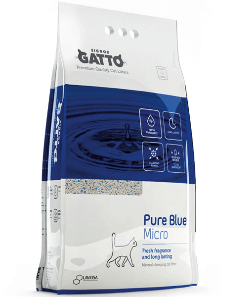 Signor Gatto - Pure Blue Micro Cat Litter Low Dust 10L