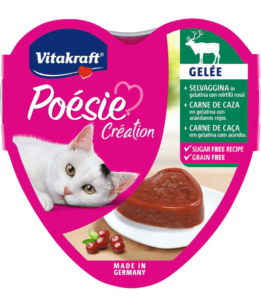 Vitakraft - Poesie Creation Deer In Cranberry 85g Cat Food