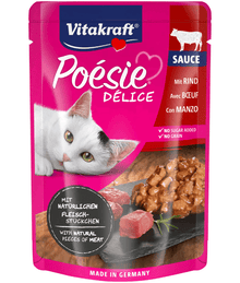 Vitakraft - Poesie Delice Adult With Beef 85g Cat Food