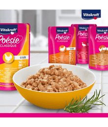 Vitakraft - Poésie Classic multipack – Poultry Choice jelly 12x85g Cat Food