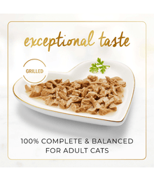 Purina - Fancy Feast Grilled Chicken & Beef Feast In Gravy Gourmet Cat Food 85g Cat Food