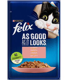 Felix Purina - Felix As Good As It Looks With Salmon In Jelly Wet Cat Food 85g